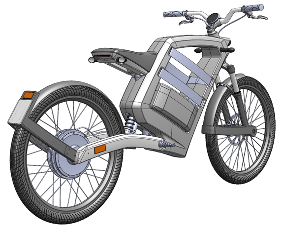 Feddz Bike E-Moped Alu-Line
