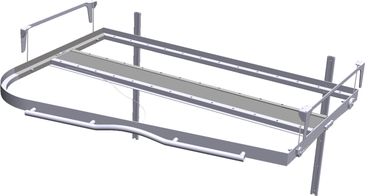 Seilhubbett Alu-Line