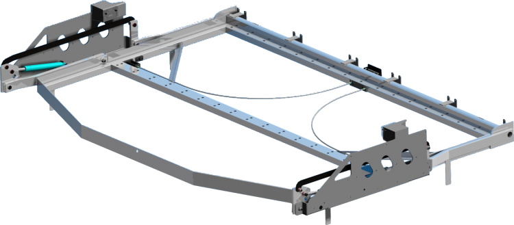 Hubbett Mittel-Hubbett Alu-Line Bettsysteme Wohmobil